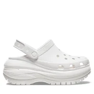 Klapki i japonki damskie - Klapki Crocs Classic Mega Crush Clog 207988 Biały - miniaturka - grafika 1
