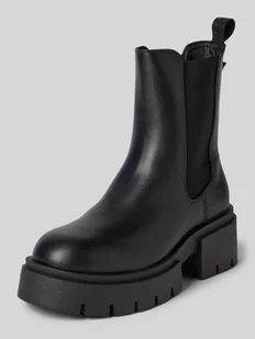 Buty chelsea z podeszwą na platformie model ‘CHARLOTTE’ - Botki damskie - miniaturka - grafika 1