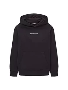 Chłopięca bluza z kapturem TOM TAILOR z napisem, 29476-węgiel szary, 152 - Bluzy dla chłopców - miniaturka - grafika 1