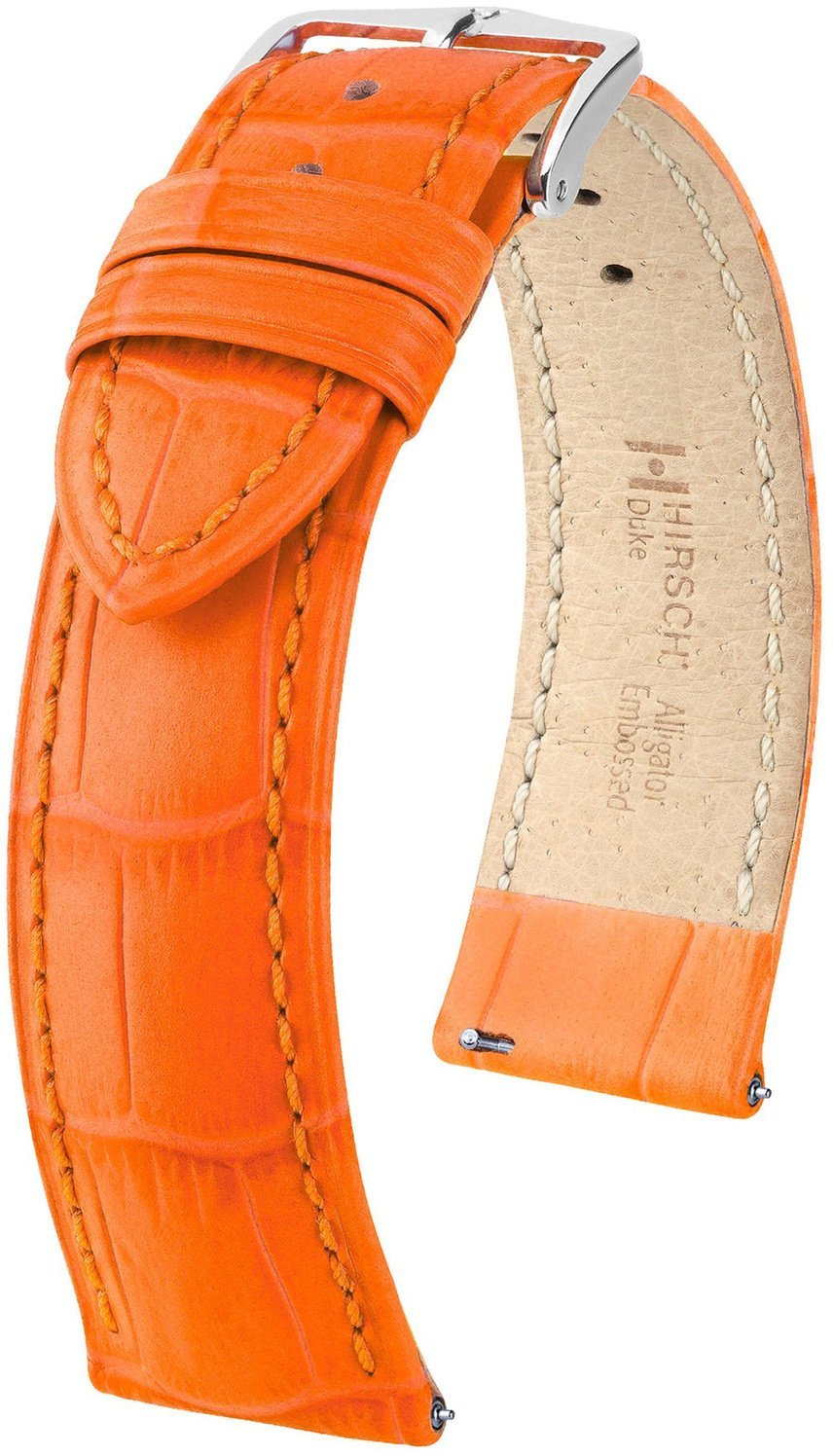 Hirsch Skórzany wodoodporny pasek do zegarka 16 mm HIRSCH Duke M 01028176-2-16 .