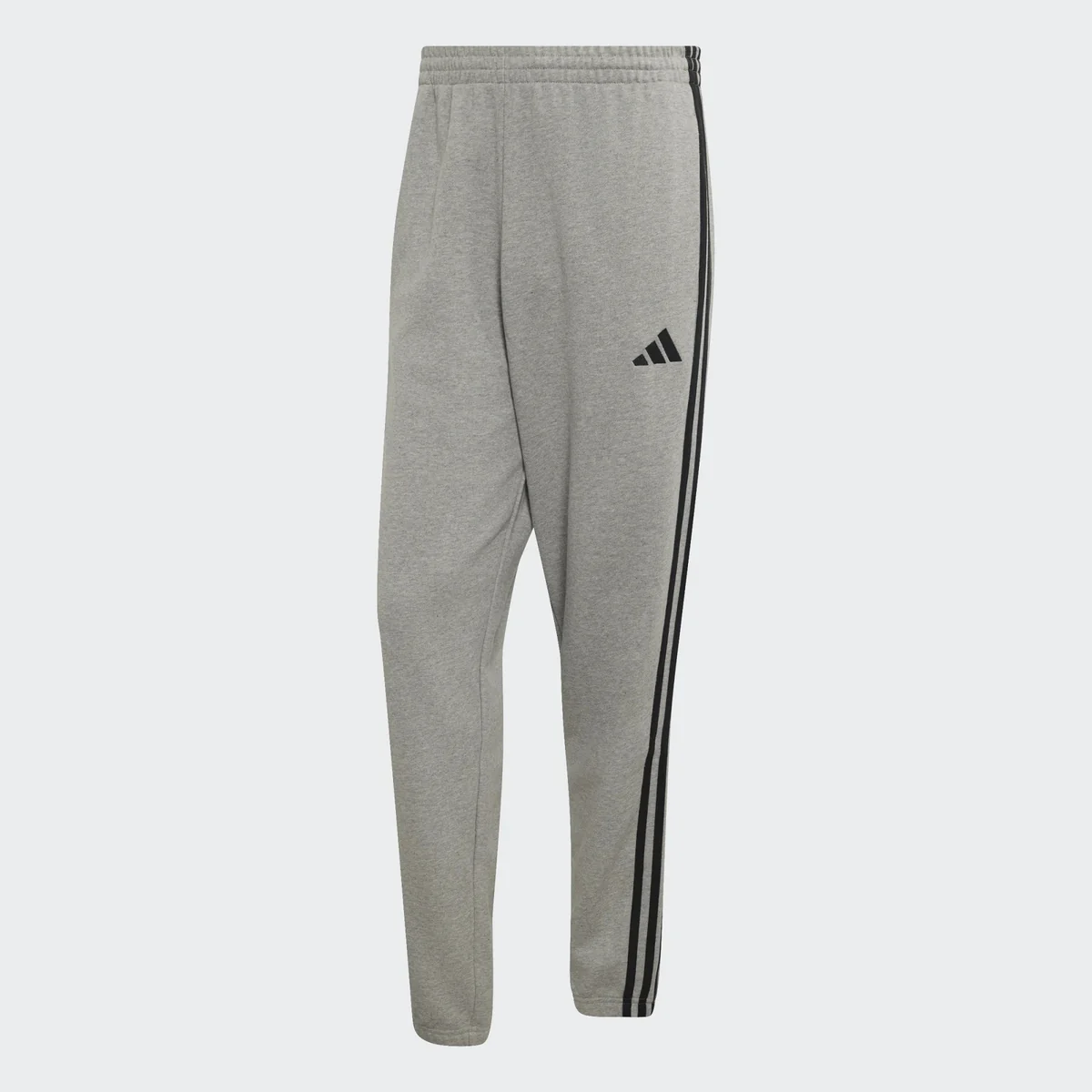 Spodnie Dresowe Adidas Bawełniane Męskie Szare 3 Paski KY4195 r. XL