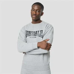 Lonsdale szara bluza męska Essentials, Rozmiar 3XL - Bluzy męskie - miniaturka - grafika 1