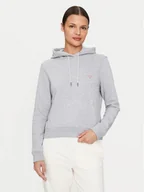 Bluzy damskie - Guess Jeans Bluza W4YQ04 KC811 Szary Regular Fit - miniaturka - grafika 1