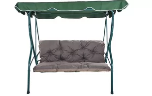 Poduszka na huśtawkę ogrodowa 160x50x50cm, Poduszka na huśtawkę 2-3-osobową Antracyt - Poduszki ogrodowe - miniaturka - grafika 1