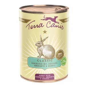 Terra Canis Karma mokra dla psów Classic Adult Królik 6x400 g - Mokra karma dla psów - miniaturka - grafika 1