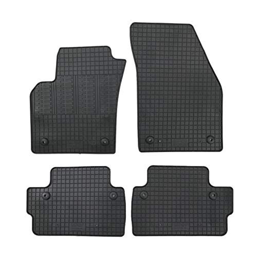 Zestaw mat gumowych kompatybilnych z Volvo C30 2006-2013 (4-częściowy + system montażowy)