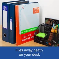 Koszulki na dokumenty - Oxford PPOCK OXFQKIN PAD60 A4 PP50SMO CLR engl - miniaturka - grafika 1