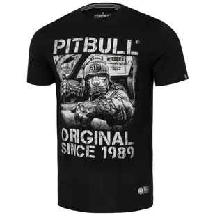 Pit Bull T-Shirt Koszulka Lekka Drive Black - Koszulki sportowe męskie - miniaturka - grafika 1