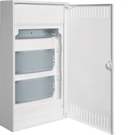 Rozdzielnie elektryczne - Hager polo Rozdzielnica VDI n/t 3R 2x płyta montażowa 1xT volta VA36NWB VA36NWB - miniaturka - grafika 1