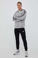 Dresy męskie - adidas dres męski kolor szary - miniaturka - grafika 1