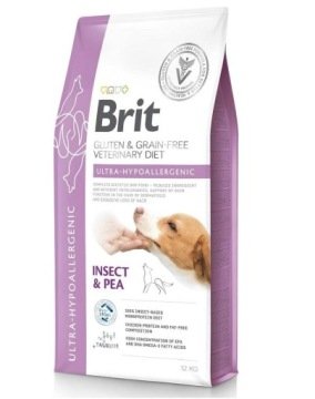 BRIT GF Veterinary Diets Dog Ultra-Hypoallergenic Insect 12kg