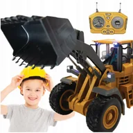 Zabawki zdalnie sterowane - Duża Ładowarka Zdalnie Sterowana Rc Maszyny Budowlane Ciężarówka Napęd 4x4 - miniaturka - grafika 1