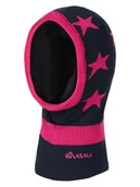 Czapki dla dzieci - HULABALU Kominiarka "Stars" w kolorze granatowo-różowym - miniaturka - grafika 1