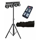 Oświetlenie i efekty wizualne - LIGHT4me BELKA LED COB PAR 4x30W STATYW POKROWIEC 5907780147640 - miniaturka - grafika 1