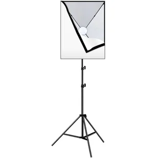 Puluz Zestaw studyjny Softbox LED Puluz 50x70cm statyw żarówka LED 1 szt PU5070EU PU5070EU - Części i akcesoria do laptopów Puluz Zestaw studyjny Softbox LED Puluz 50x70cm statyw żarówka LED 1 szt PU5070EU PU5070EU - Części i akcesoria do laptopów - miniaturka - grafika 1