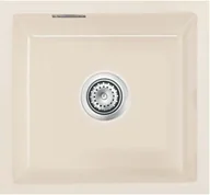 Zlewozmywaki - Zlewozmywak ceramiczny SYSTEMCERAM Mera 42 U Magnolie Korek manualny 5301 01 - miniaturka - grafika 1