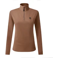 Koszulki sportowe damskie - Koszulka damska Dare 2b Lowline II Strtch Rozmiar: XS / Kolor: brązowy - miniaturka - grafika 1