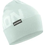 Czapki damskie - Czapka zimowa SALOMON HERMITAGE BEANIE LC2366300 – Turkusowy - miniaturka - grafika 1