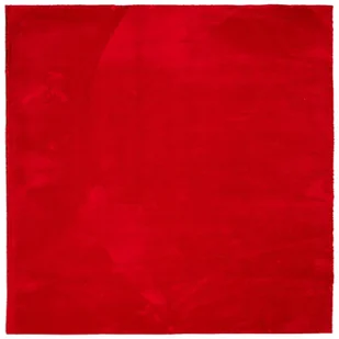 Dywan z krótkim włosiem, czerwony, 200x200 cm - Dywany - miniaturka - grafika 3