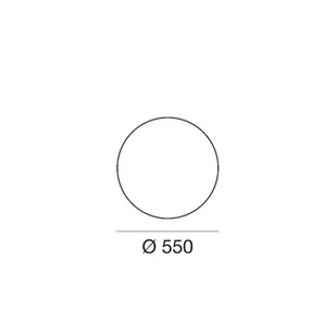Linea Light Lampa stojąca LED Oh!, Ø 55 cm, E27, poliwęglan, biały - Lampy ogrodowe - miniaturka - grafika 1