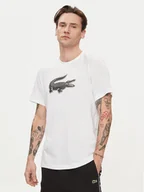 Koszulki męskie - Lacoste T-Shirt TH2042 Biały Regular Fit - miniaturka - grafika 1