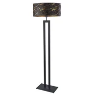Lampy stojące - Nowoczesna lampa podłogowa do salonu z białym abażurem KALIFORNIA MARMUR - miniaturka - grafika 1
