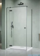 Kabiny prysznicowe - Radaway Essenza Kdj Brushed GunMetal kabina 90x100cm lewa szczotkowany grafit 1385044-92-01L/1384052-01-01 - miniaturka - grafika 1