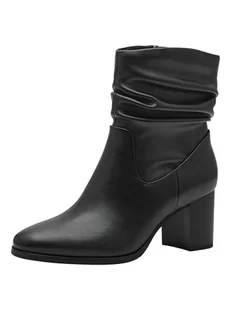 Marco Tozzi Damskie botki Zip+Slip 2-25335-43 modne kozaki, czarne, 41 EU, czarny, 41 EU - Botki damskie - miniaturka - grafika 1