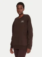 Bluzy damskie - Under Armour Bluza Essential 1379475 Brązowy Loose Fit - miniaturka - grafika 1