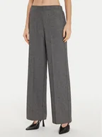 Spodnie damskie - Imperial Spodnie materiałowe P4L0IEI Szary Wide Leg - miniaturka - grafika 1