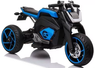 Motor Future Motor Niebieski - Pojazdy elektryczne dla dzieci - miniaturka - grafika 1