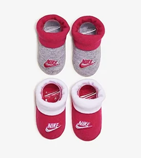 NIKE Skarpety unisex Calze Nhn Futura Bootie Nn0048.a4y, białe/szare/jagodowe, wielokolorowe - Skarpetki damskie - miniaturka - grafika 1