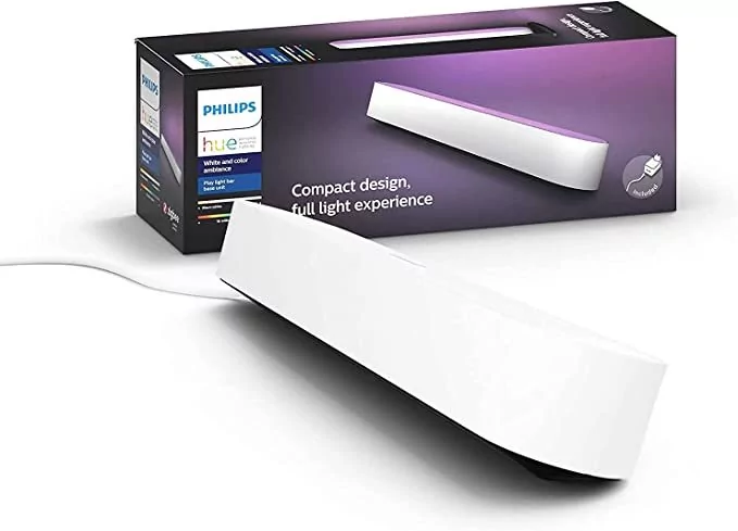 Philips Hue lampka biurkowa 1xPlay RGBW biała