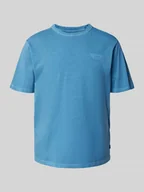 Koszulki męskie - T-shirt z wyhaftowanym logo model ‘Aris’ - miniaturka - grafika 1