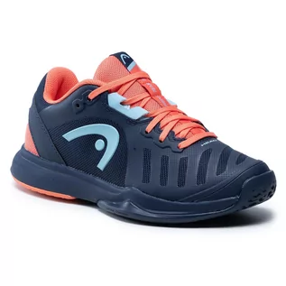 Buty sportowe damskie - Head Buty Sprint Team 3.0 2021 274301 Dressblue/Coral 035 - grafika 1