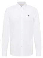 Koszule męskie - Mustang Koszula Canton 1016238 Biały Slim Fit - miniaturka - grafika 1