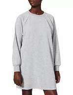 Sukienki - Noisy may Damska sukienka Nmlupa L/S Sweat Dress Noos, jasnoszary melanż, XS - miniaturka - grafika 1