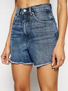 Spodenki damskie - Pepe Jeans Szorty jeansowe ARCHIVE Rachel PL800905 Niebieski Regular Fit - miniaturka - grafika 1