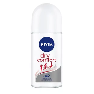 Nivea antyperspirant DRY COMFORT kulka 50ml - Dezodoranty i antyperspiranty dla kobiet - miniaturka - grafika 1