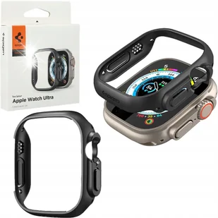 SPIGEN ETUI OCHRONNE OBUDOWA DO - APPLE WATCH ULTRA 1 / 2 49MM CZARNY - Akcesoria do smartwatchy - miniaturka - grafika 1
