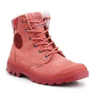 Trampki damskie - Buty Palladium Pampa Sport Wps Brick Dust/Cowhide 72992-653-M różowe - miniaturka - grafika 1