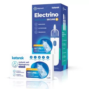 KATAREK Electrino Secure+ Zestaw na katar  >>  od 49zł  << - Aspiratory do nosa - miniaturka - grafika 1