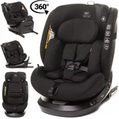 Foteliki samochodowe - FOTELIK SAMOCHODOWY OBROTOWY ISOFIX 4BABY ROTOFIX 0-36KG I-SIZE 40-150CM BLACK - miniaturka - grafika 1