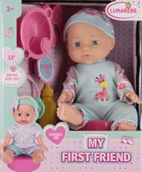 Lalki dla dziewczynek - Mega Creative LALKA BOBAS 30CM AKC 22X27X15 MC WB 24 - miniaturka - grafika 1