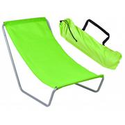 Leżaki ogrodowe - Zielony składany leżak plażowy - Nimo - miniaturka - grafika 1