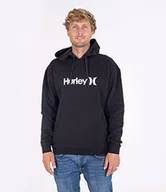 Bluzy męskie - Hurley Męska bluza polarowa M Oao Solid Core Po Czarny S HAMFL1000 - miniaturka - grafika 1