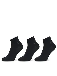 Calvin Klein Zestaw 3 par niskich skarpet męskich 701234209 Czarny - Skarpetki męskie - miniaturka - grafika 1