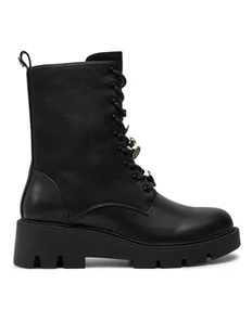 TWINSET Trapery 242TCP054 Czarny - Botki damskie - miniaturka - grafika 1