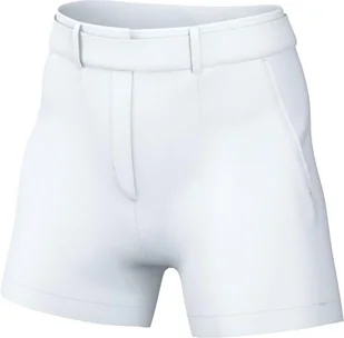 Nike Dri-Fit Victory damskie szorty golfowe (ok. 13 cm), białe/czarne, DX6087-100, M - Spodenki damskie - miniaturka - grafika 1