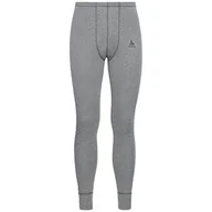 Legginsy - ODLO Męskie legginsy Bl Bottom Long Active Warm Eco szary Steel Grey Melange 3XL 159122 - miniaturka - grafika 1